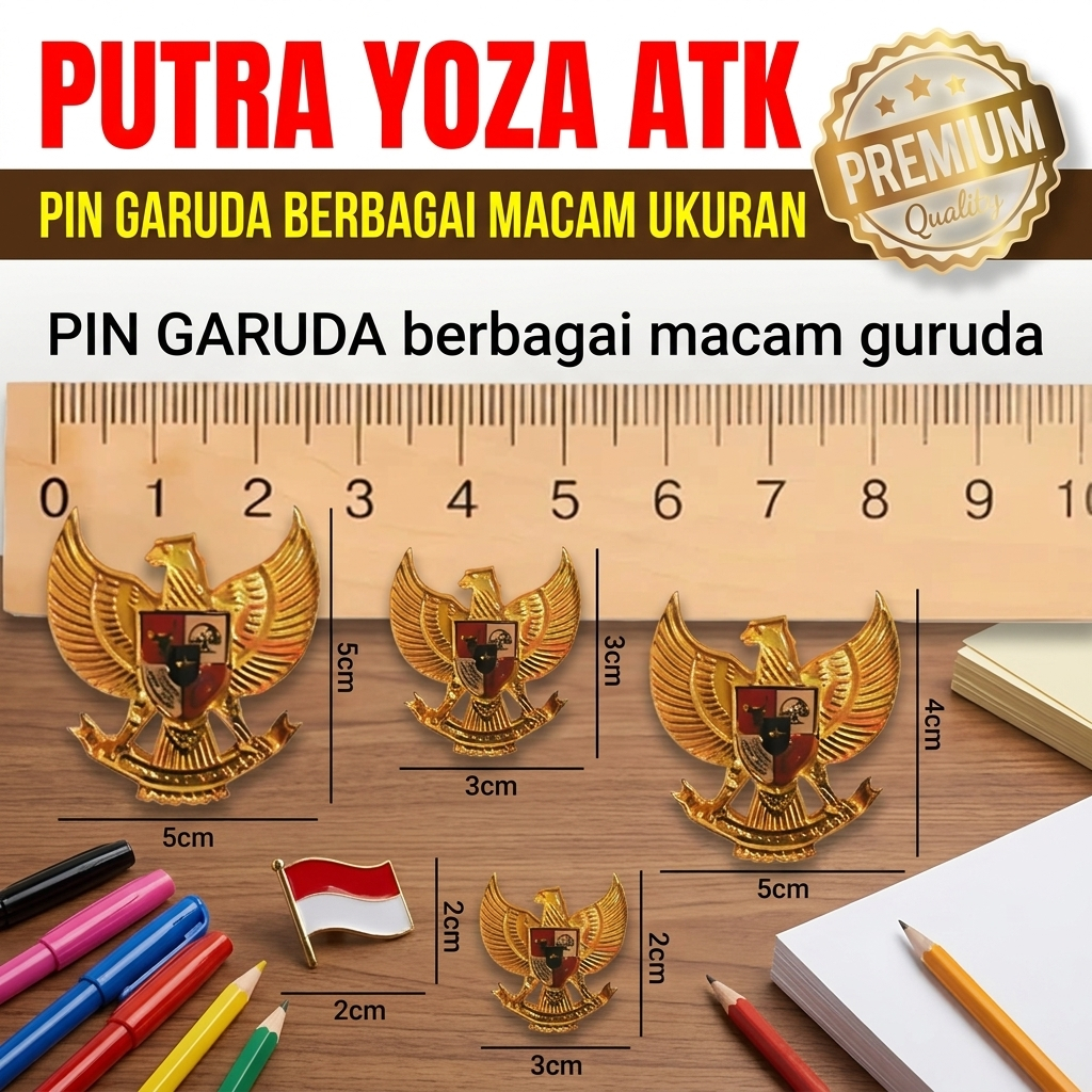PIN Garuda / perlengkapan Pramuka / Garuda / alat-alat pramuka