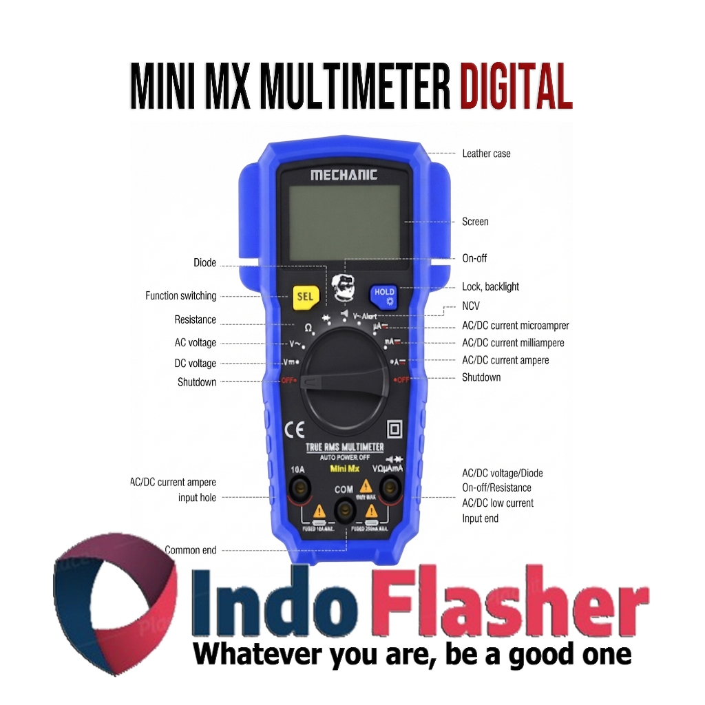 MCN Mini MX Multimeter - Multitester Digital Mini MX