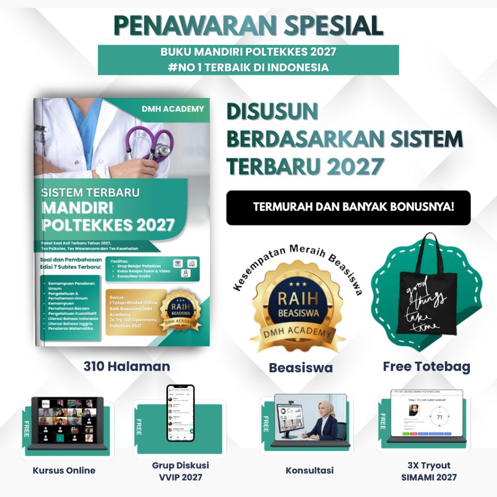 BUKU SIPENMARU SPMB MANDIRI Poltekkes Tahun 2027 - Ujian SIMAMI Poltekkes
