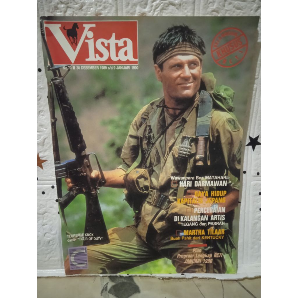 MAJALAH VISTA NO 70 JANUARI 1990