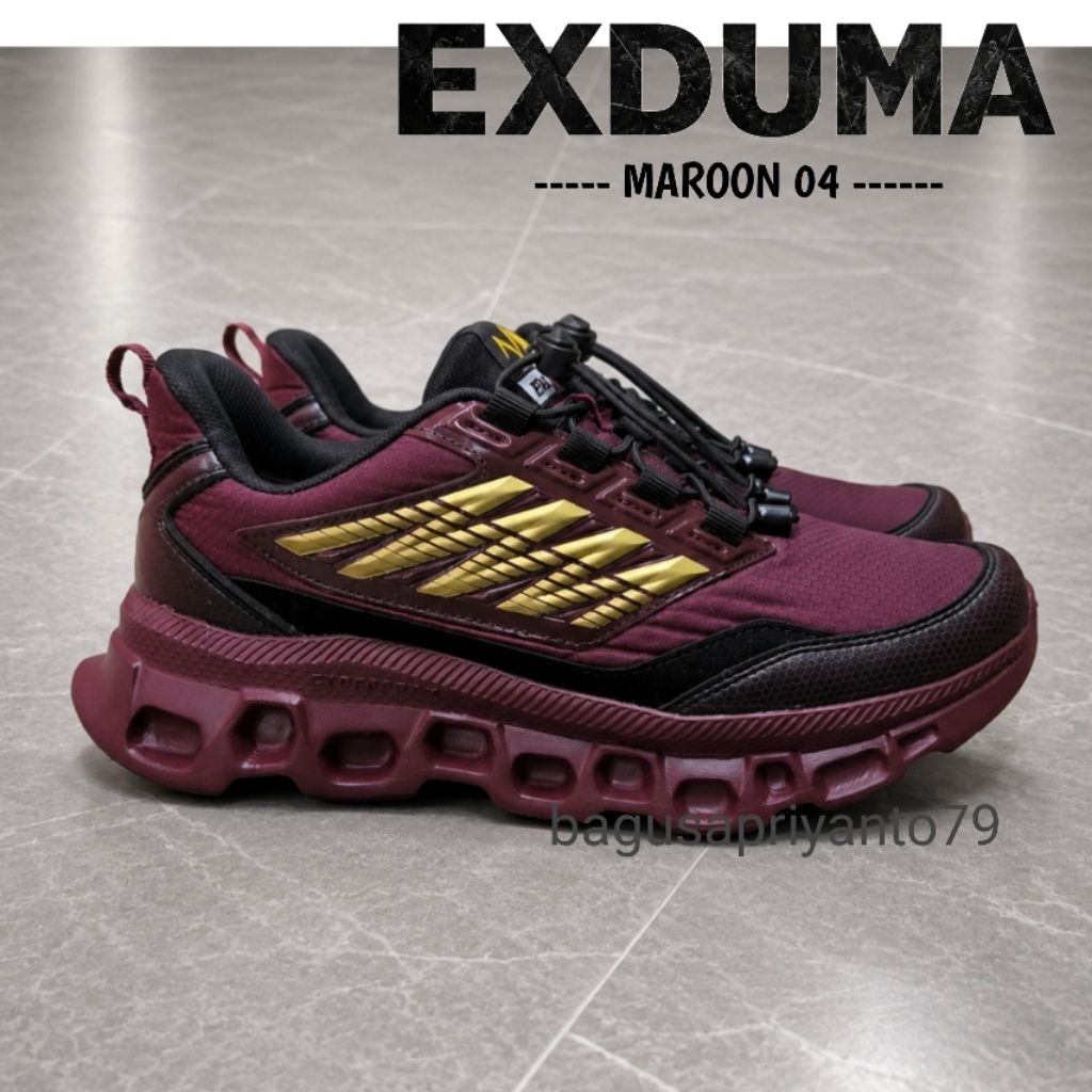 SEPATU EXDUMA MERAH MAROON 04