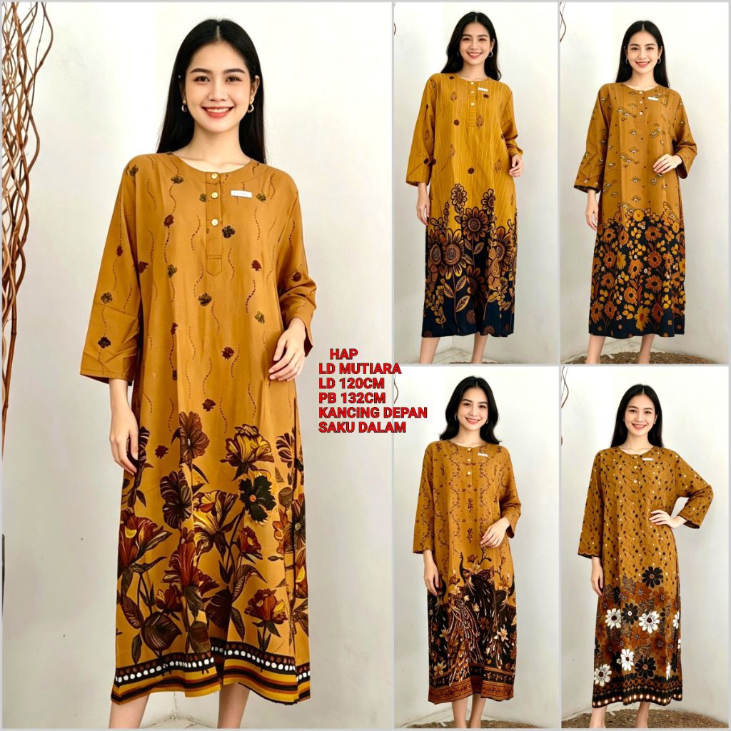 Longdress HAP Daster Panjang Muslimah Busui Friendly