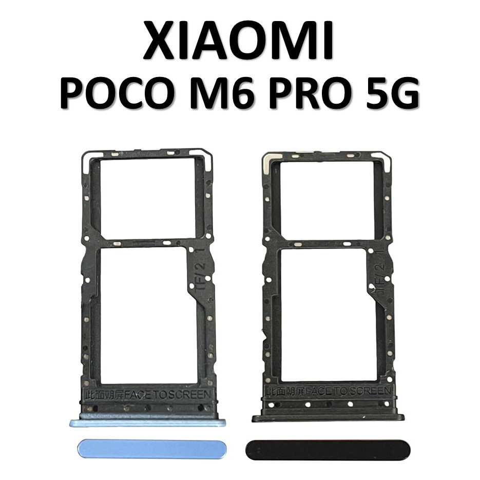 SIMTRAY / SIMLOCK / SIM HOLDER / SIM SLOT XIAOMI POCO M6 PRO 5G ORI 100%