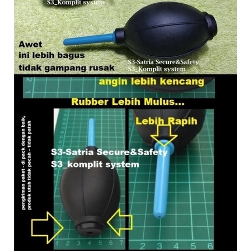 bagus kuat Pompa Karet Solusi Pembersih Debu (minimal 2pcs) Pompa pencet Dust Blower Pump Bersih abu