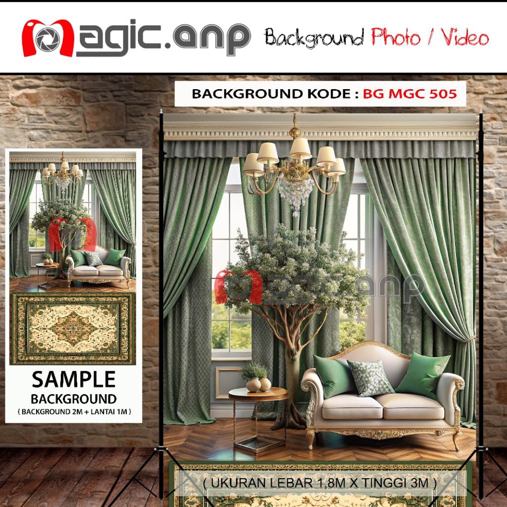 Background Studio Foto dan Wisuda BG MGC