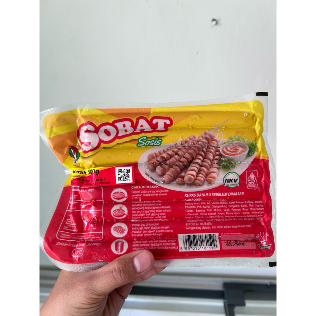 SOBAT SOSIS AYAM 500 GRAM