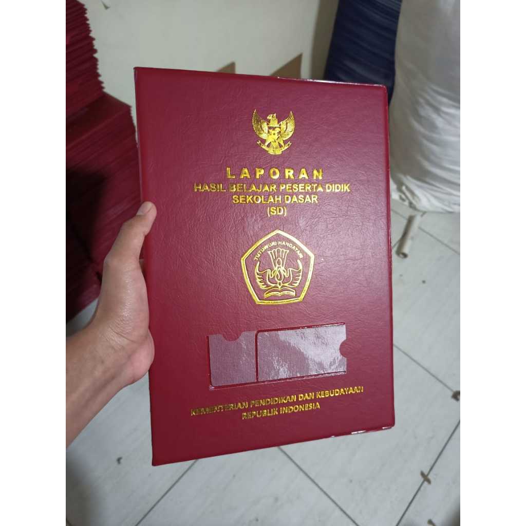 Map Raport Sekolah Non Custom Siap Pakai | Sampul Raport TK SD SMP SMK