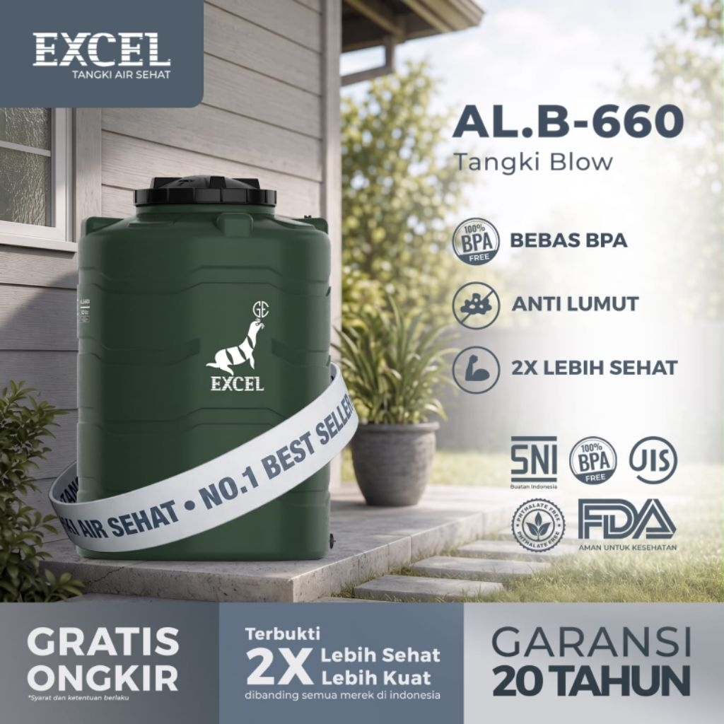 Tedmon/Toren/Tangki air Excel berkualitas (Discovery set)