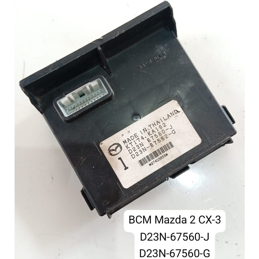 Modul modulator BCM body control D23N 67560 G J Mazda 2 CX-3 CX 3 MX-5 copotan original garansi