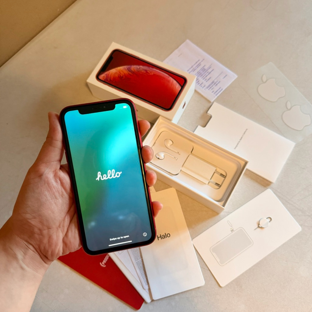 IPHONE XR Limited edition RED Second 128GB ori IBOX BANDUNG (dari tangan pertama, mulus) NEGO Tipis