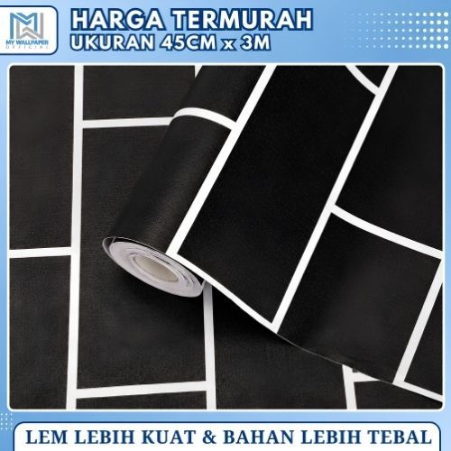 Wallpaper Dinding Motif Bata Hitam Wallpaper Dinding Bata Hitam Wallpaper Dinding Kamar Motif Bata H