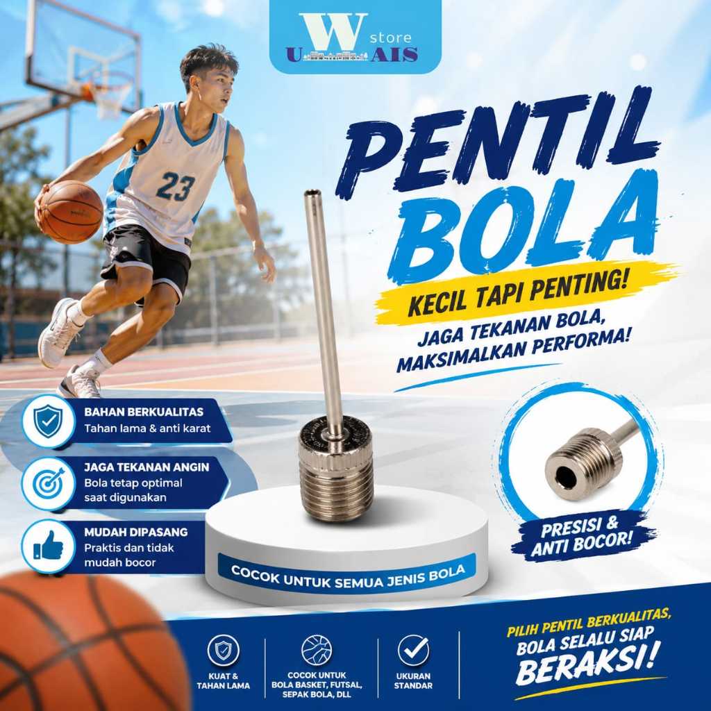 PENTIL BOLA / COP BOLA / PENTIL POMPA BOLA MURAH