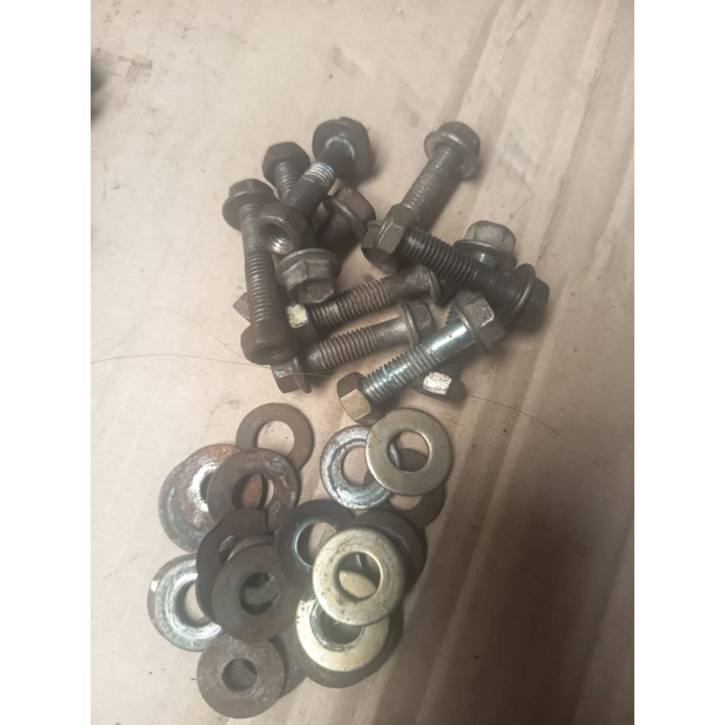Baut 12/m8 set baut ring 10 biji