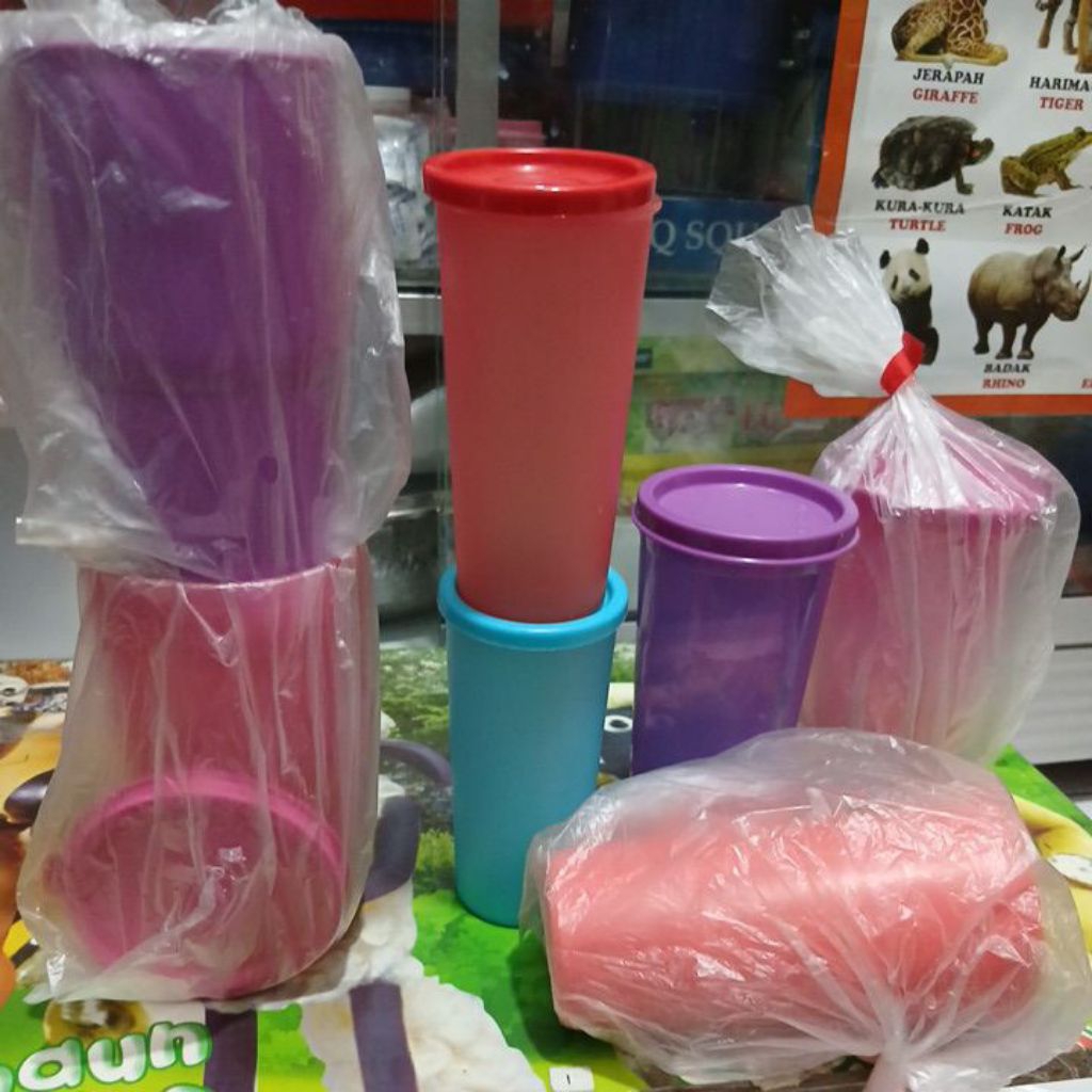 Mini tumbler tupperware/medium tumbler/gelas tupperware