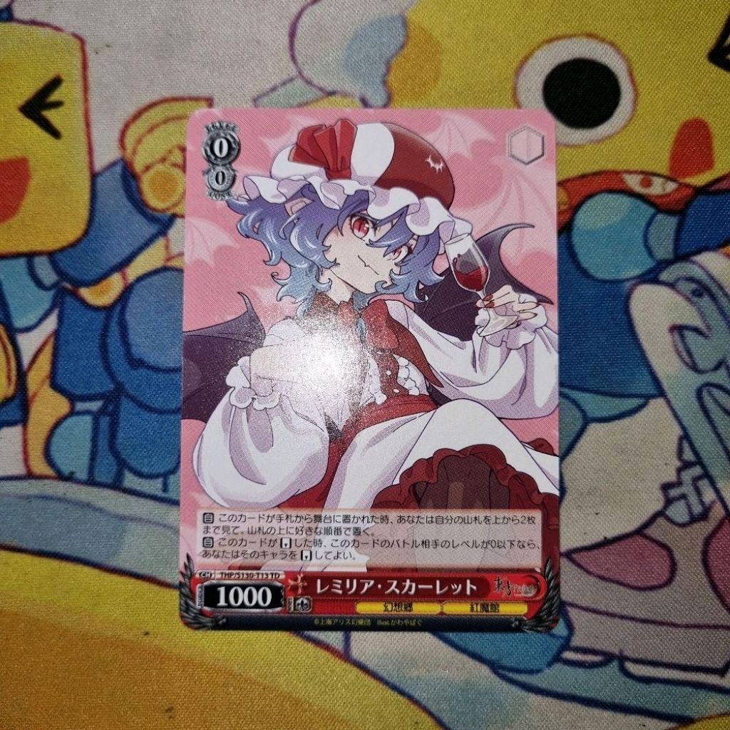 Kartu TCG Touhou Project Weiss Schwarz JP - Remilia Scarlet - 'Remilia Scarlet' TD