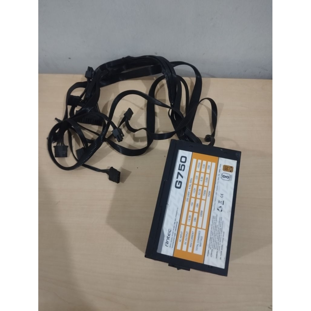psu pure antec 750watt 80+ gold semi modular