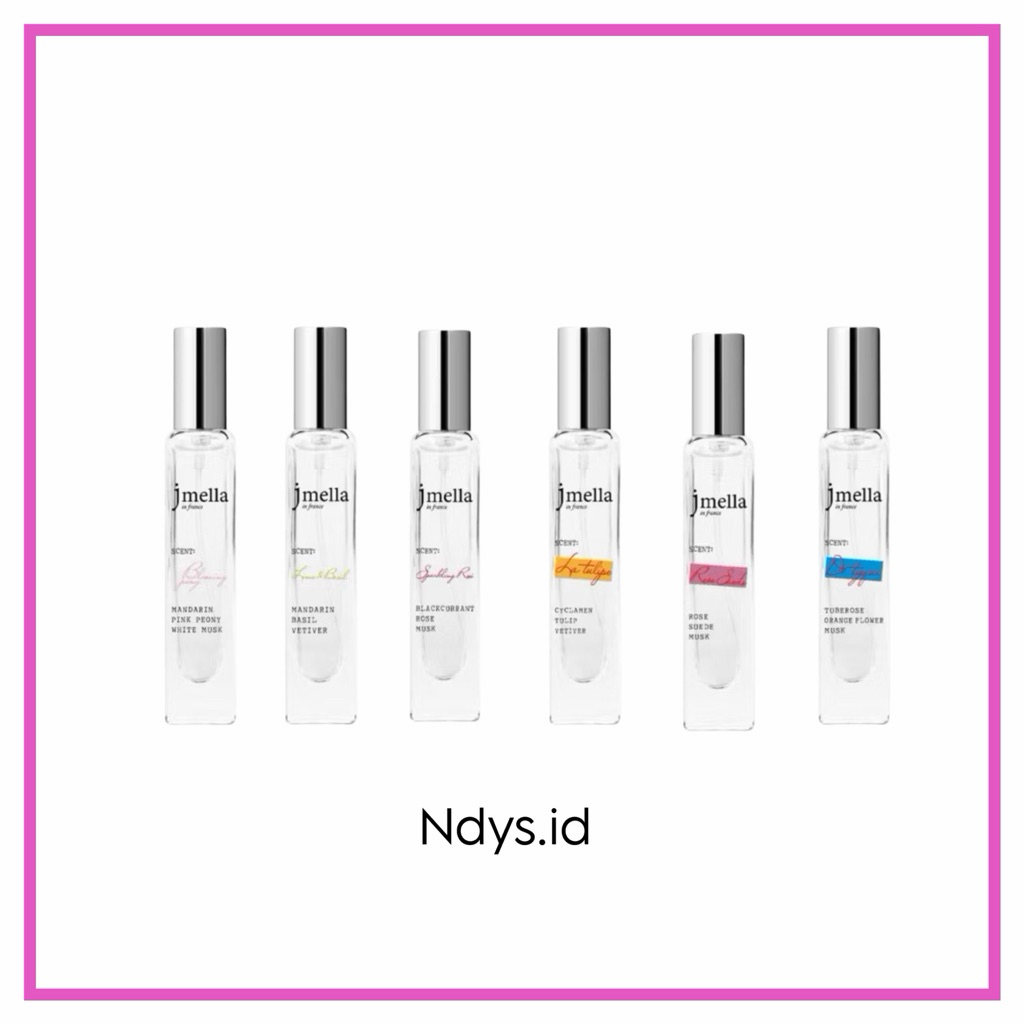 JMELLA DO TYQUE EAU DE PERFUME - 15ml/JMELLA BLOOMING PEONY PERFUME - 15ml/Mandarin Basil Vetiver
