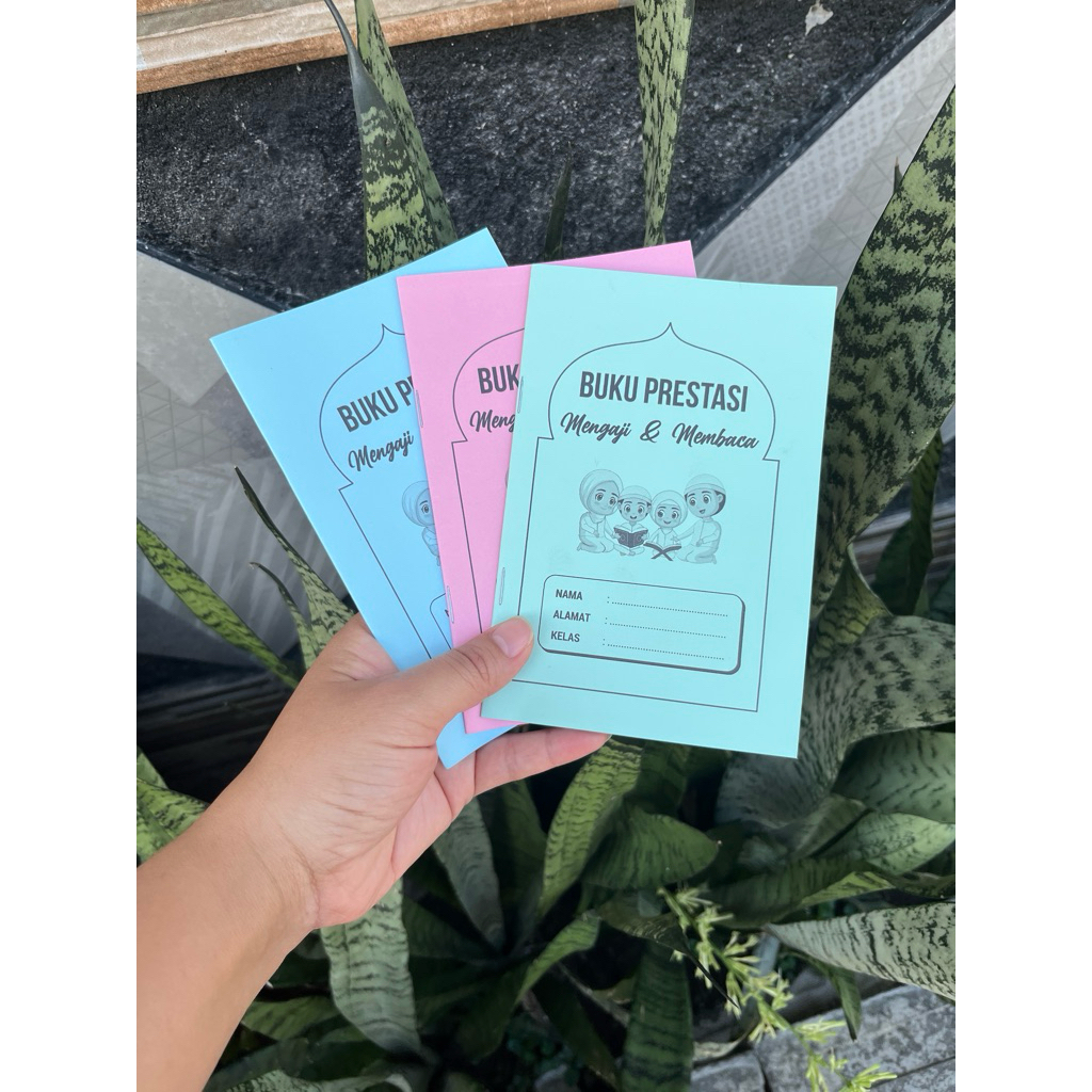 Buku prestasi mengaji dan membaca