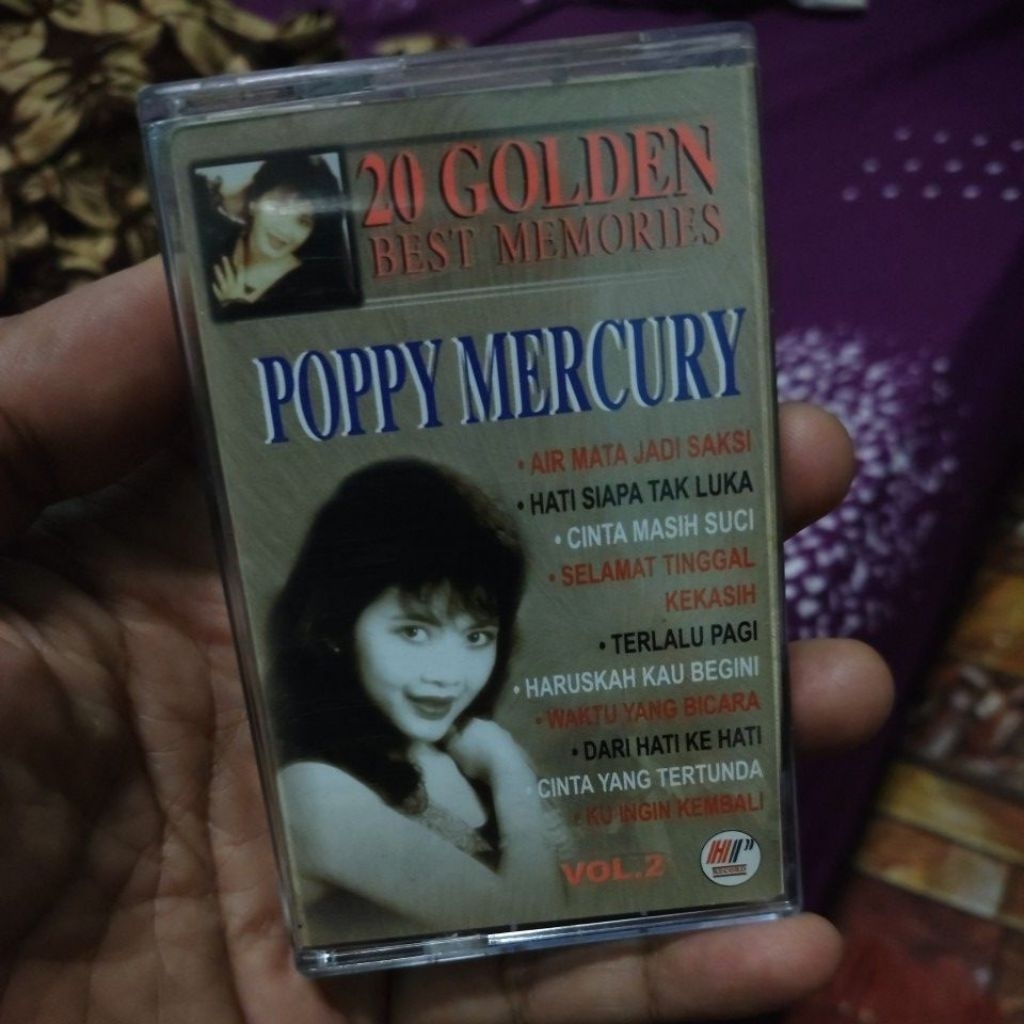 kaset pita poppy mercury 20 golden best memories