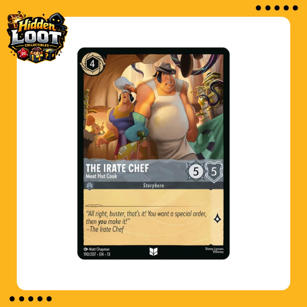 Disney Lorcana TCG - Attack of the Vine (EN 13) - The Irate Chef Meat Hut Cook