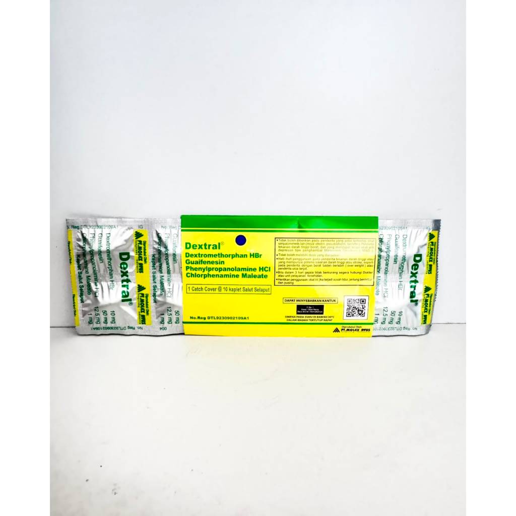 DEXTRAL TABLET (PER 1 STRIP) UNTUK MEREDAKAN BATUK DAN PILEK