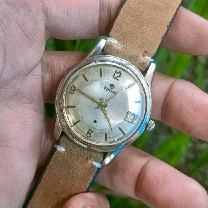 Jam Tangan Original Titoni Matic Vintage