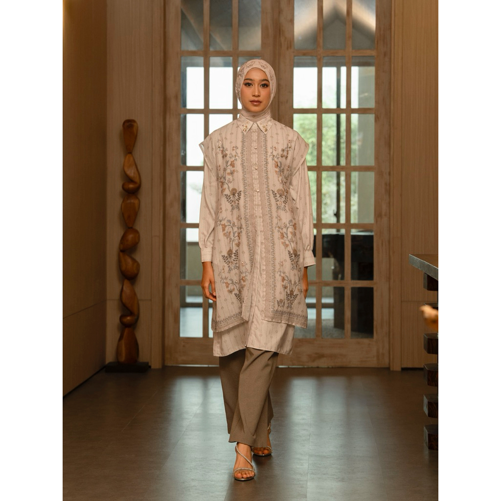 Olwen Tunic Set Creme