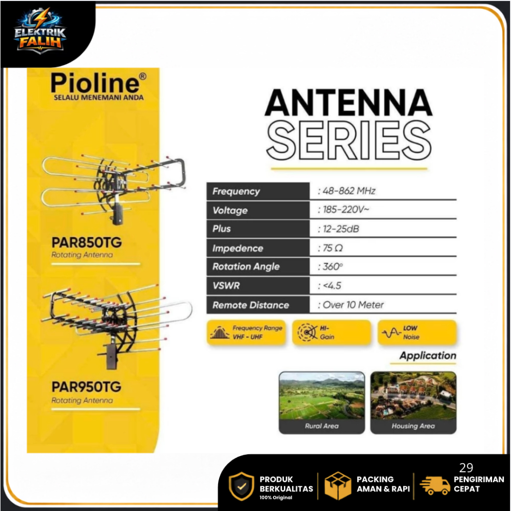 ANTENA REMOTE PIOLINE /ANTENA TV PIOLINE/ ANTENA TV DIGITAL 850