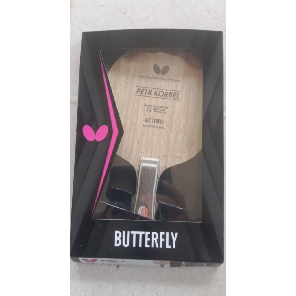Butterfly Petr Korbel Blade Kayu Bet Pingpong 100% Original New