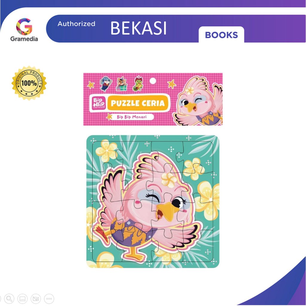 Gramedia Bekasi Puzzle Ceria Bip Bip: Bip Bip Menari - Tim BIP