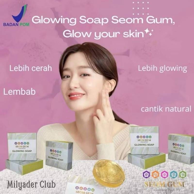 SABUN SEOM GUM GLOWING | SABUN SEOM GUM FEMININE | SABUN GLOWING MULTIFUNGSI ORI BPOM