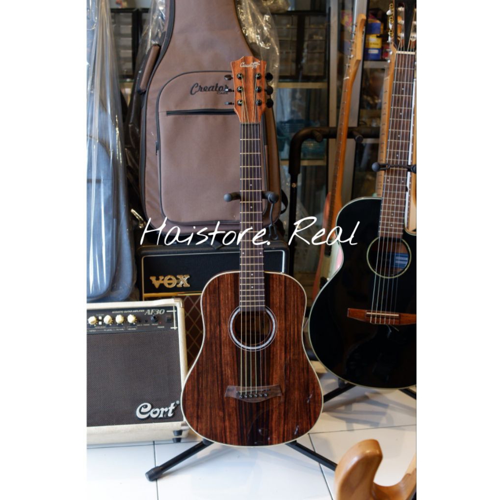 Gitar Cowboy Aeg120G Ns, Gitar 3/4 Cowboy, Gitar Traveler Cowboy