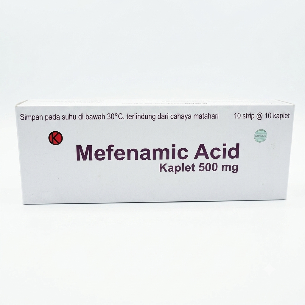 MEFENAMIC ACID GENERIK KF 500 MG 1 BLISTER @ 10 TABLET SALUT SELAPUT