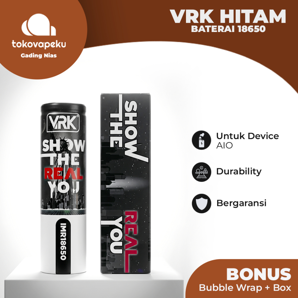 BATTERY VRK 3500 mAh 30A BATERAI VRK 18650 3500 by VRK ORIGINAL
