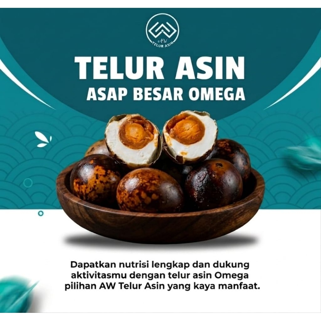 TELUR ASIN OMEGA ASAP BESAR MASIR GURIH BERMINYAK  MATANG ( PAKET 10 BUTIR )