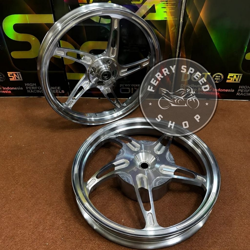 Velg Racing Axio Bintang Laut Beat Scopy Genio Vario 110 / Pelek Axio Beat Genio Scopy 185-14 & 215-