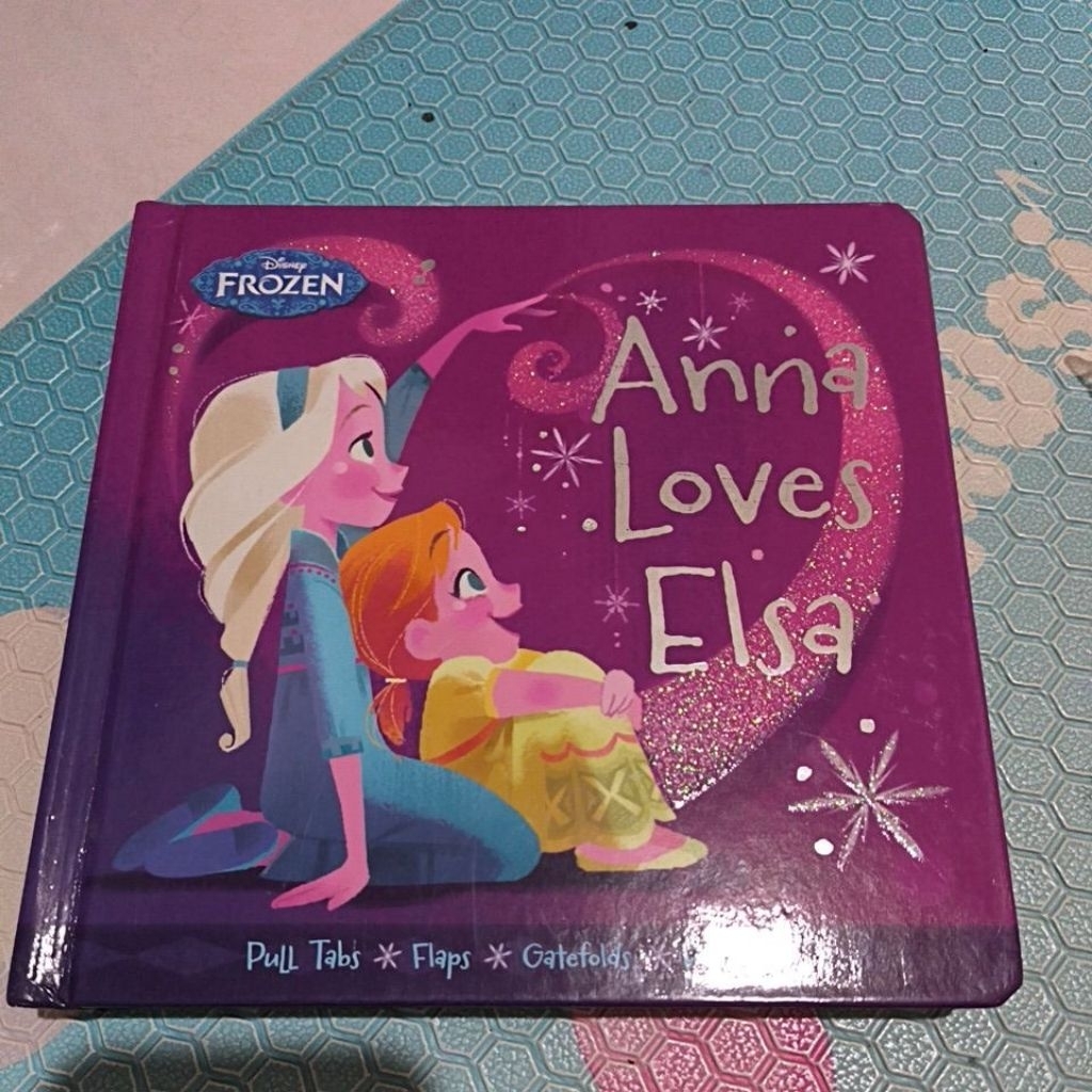 Buku Anna Loves Elsa Pull Tabs Flaps Gatefolds Pop ups