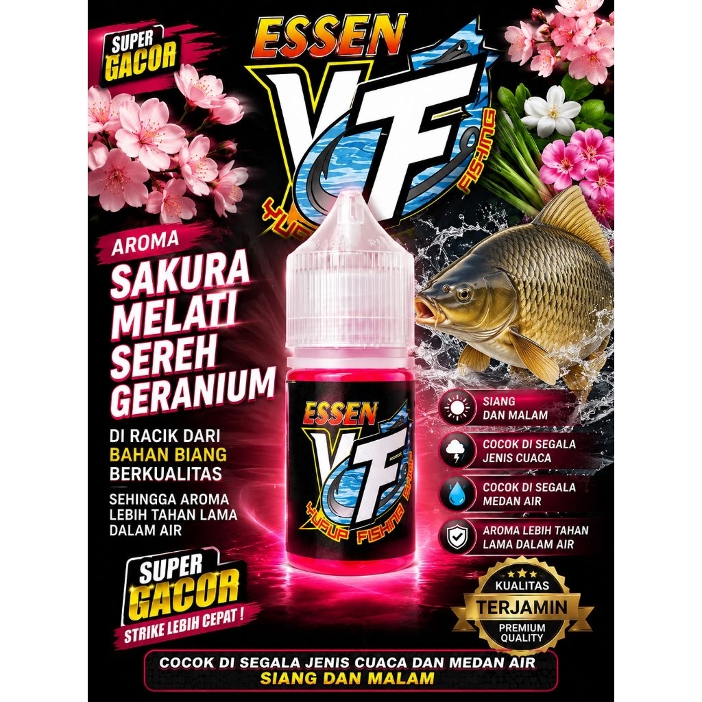 ESSEN SAKURA MELATI SEREH GERANIUM