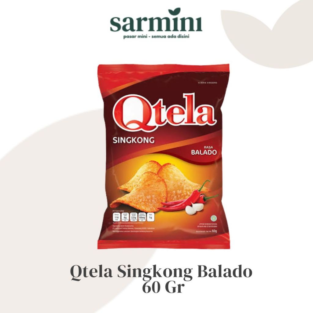 Qtela Singkong Rasa Balado 60gr