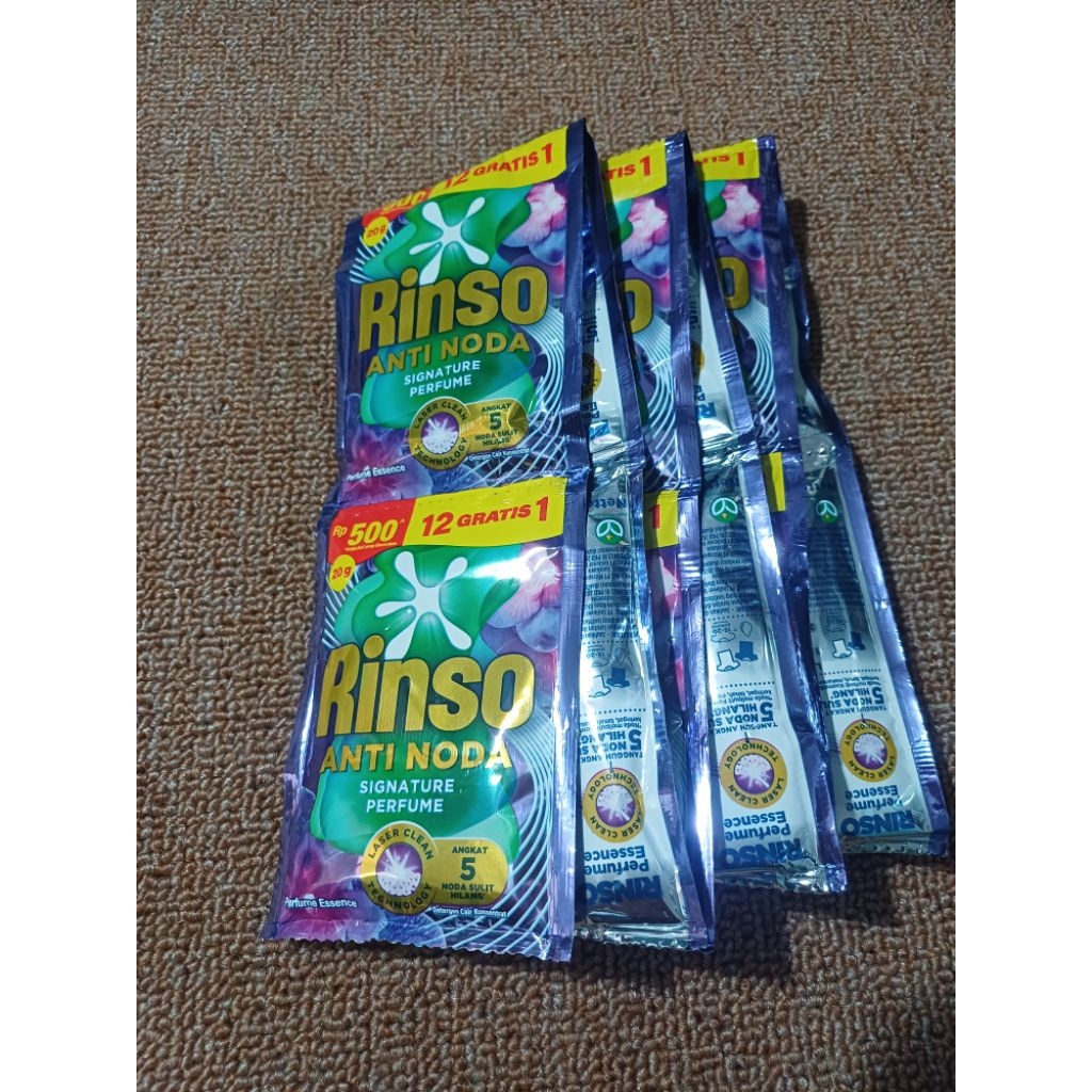 Rinso cair sachet 1 renceng