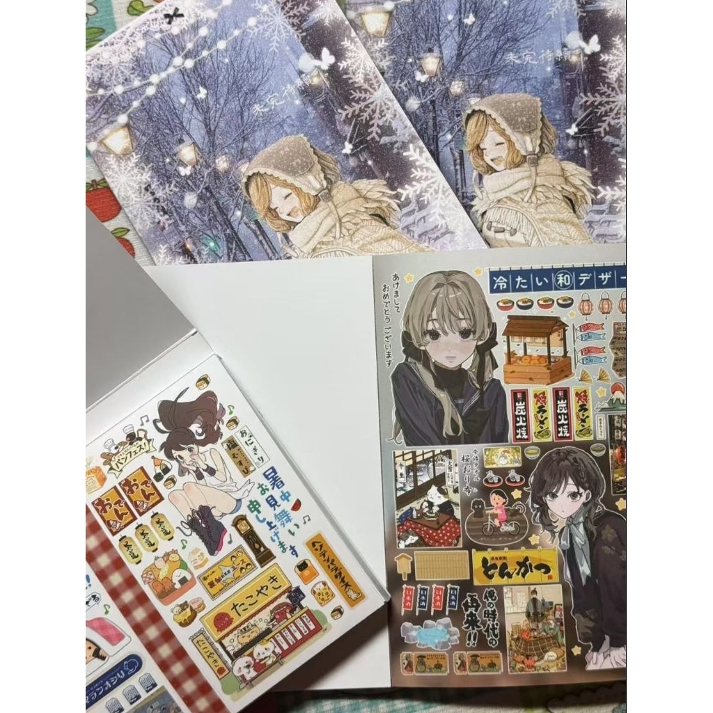 Sticker sheet anime shoujo shounen manga / sticker sheet juminocore / sticker sheet anime jepang