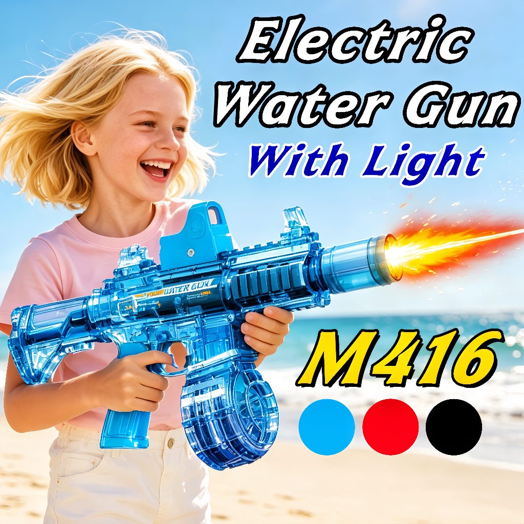 M416 Firelight Flash Ledakan Senjata Air Listrik Mainan Anak-anak Mainan Anak-anak Air Elektrik M416