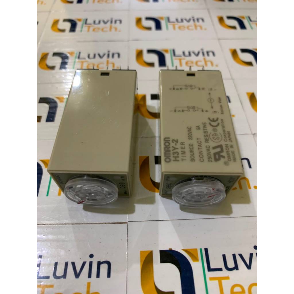MINI Timer Omron H3Y-2 220 VAc | Delay Timer Relay 30S / 60S Detik | Omron