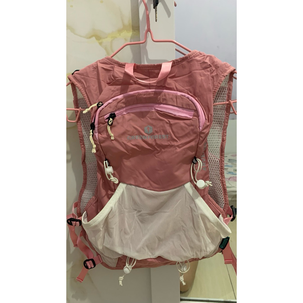 preloved hydropack greenforest light pink 10L