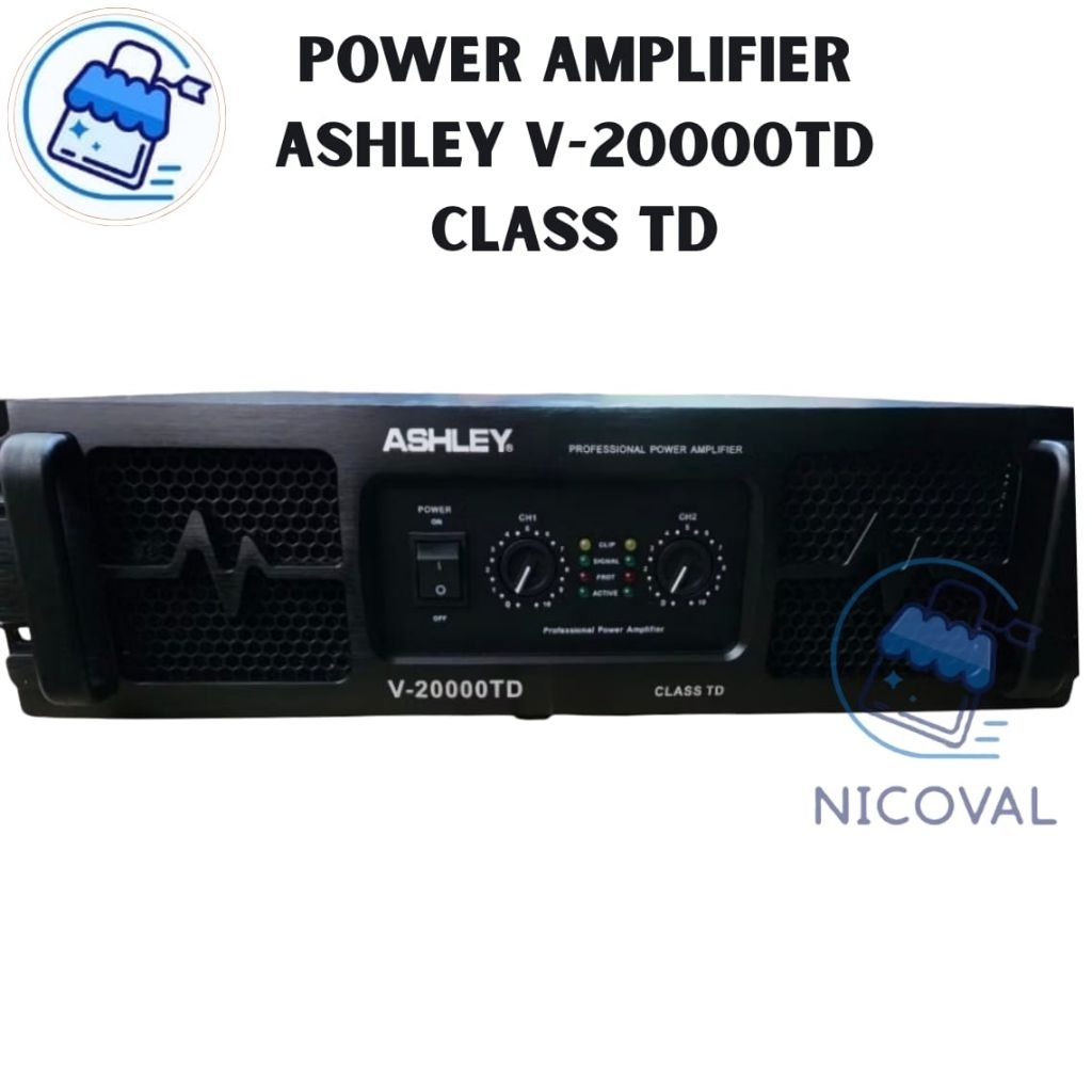 Power Amplifier Ashley V20000TD V 20000 TD  Class TD V20000 TD