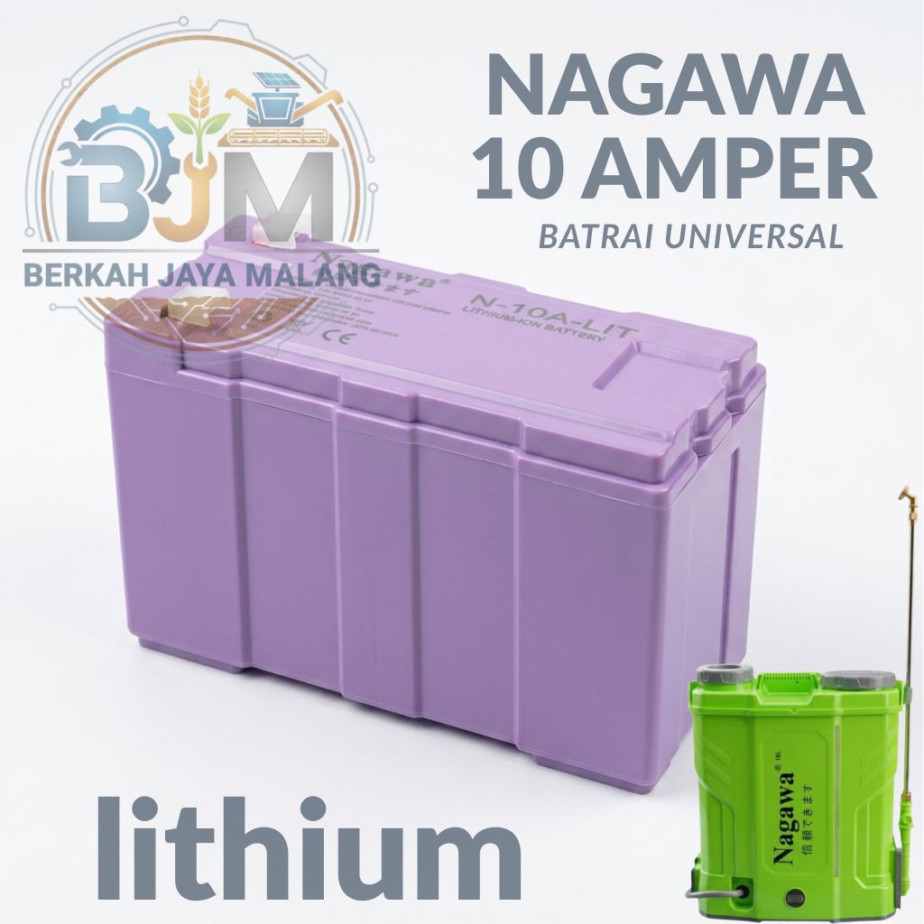 batrai lithium nagawa 10 ameper/ batrai original nagawa 10 AH/ aki lithium original nagawa