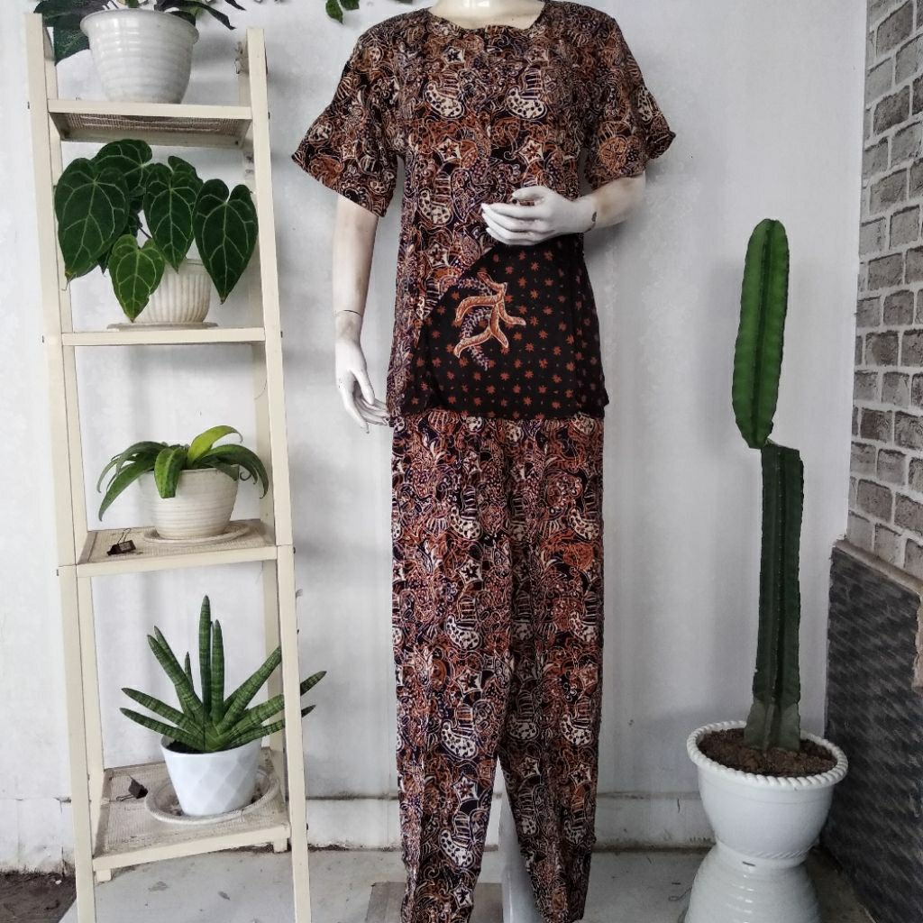 Paradesa by HUZA (Ld106) Setelan Celana panjang Daster Pekalongan