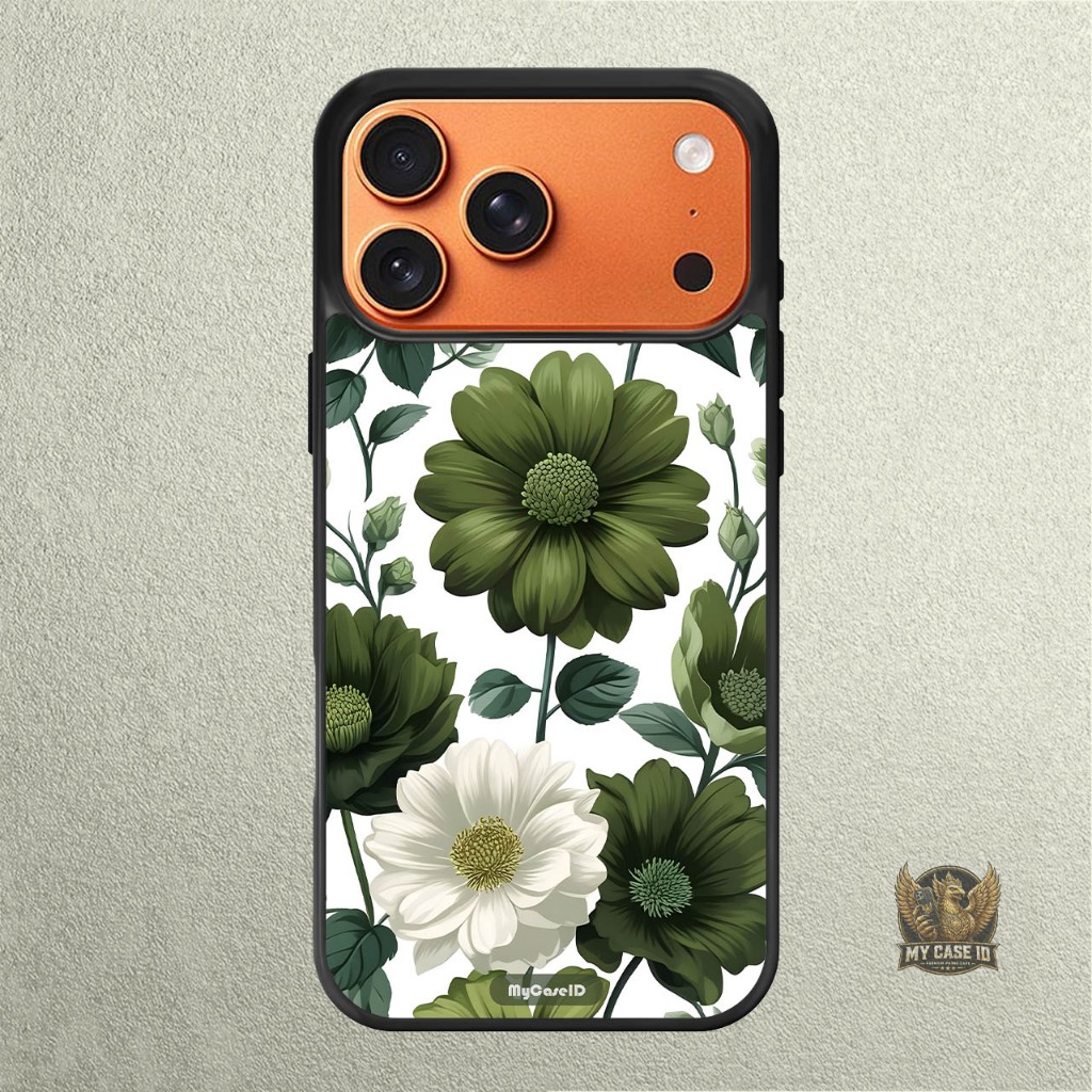 iPhone Case 17 16 15 14 13 12 11 X XR Xs 8 7 6 5 Plus Pro Max Air Softcase Emerald Green