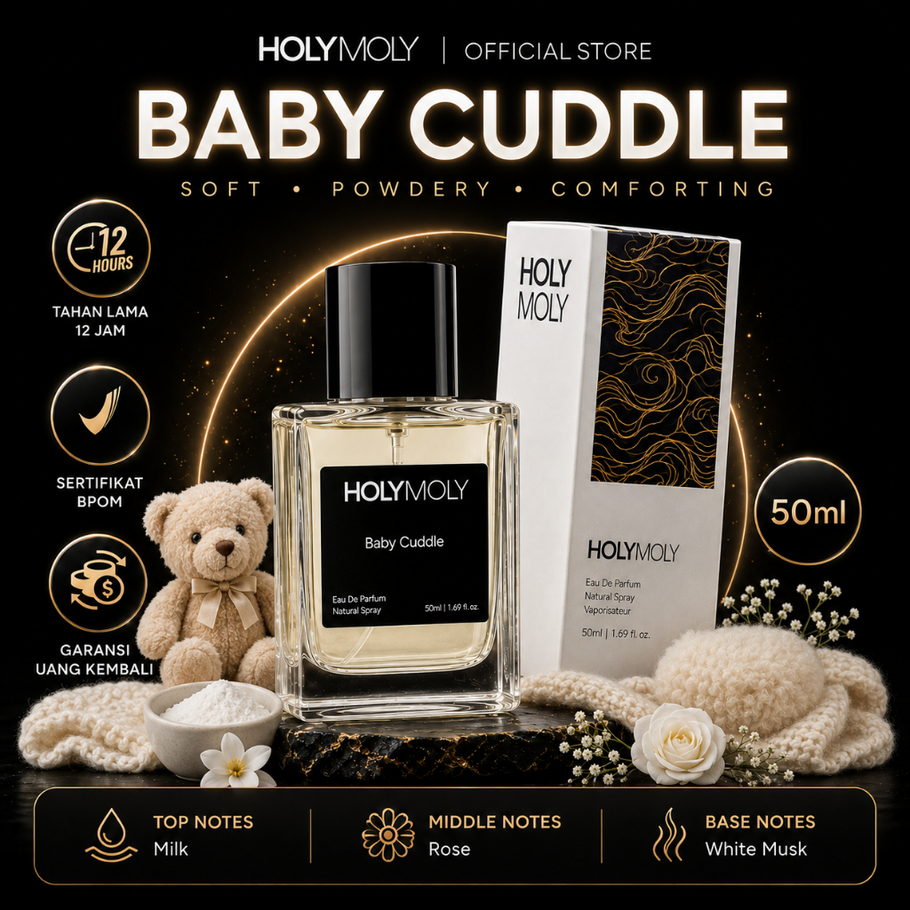Holymoly - Baby Cuddle Parfum Aroma Bedak Bayi