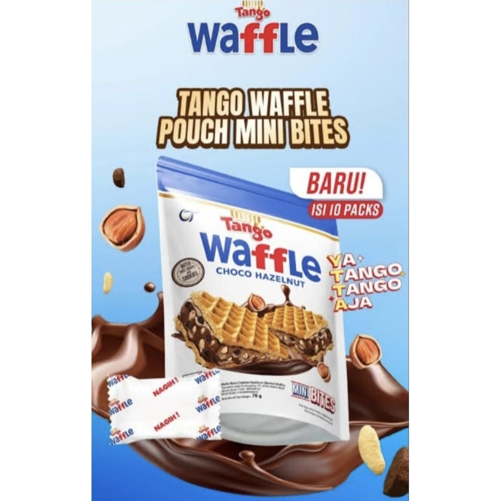 TANGO WAFFLE HAZEL NUT POUCH 70GR